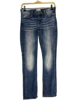 BKE Payton Straight Leg Medium Wash Stretchy Cotton Blend Jeans Size 26